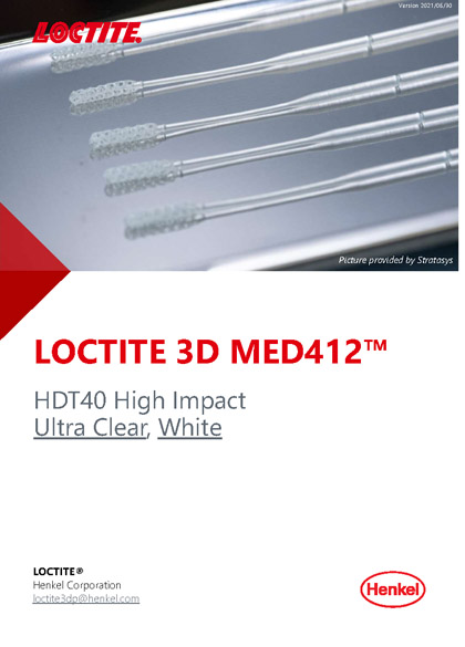 LOCTITE 3D MED412™ Material Data Sheet Stratasys LOCTITE 3D MED412™ MDS