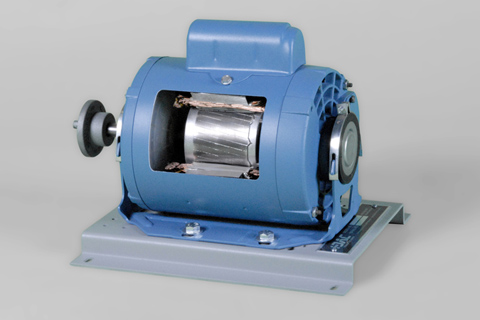 Single Phase Capacitor-Start AC Motor Cutaway DAC Worldwide Technical Trainers