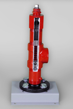 Wellhead Backpressure Regulator Cutaway DAC | 295-703