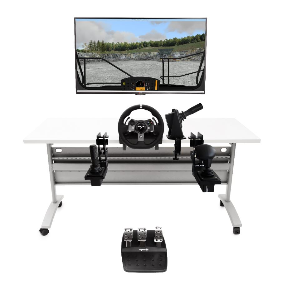 Off-Highway Truck Personal Simulator Replica Controls - 1 Display Off-Highway Truck Operator Training Simulator