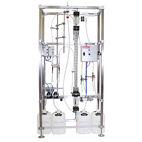 Pulsed Liquid-Liquid Extraction - ELL/4000 Chemical Engineering Training Equipment