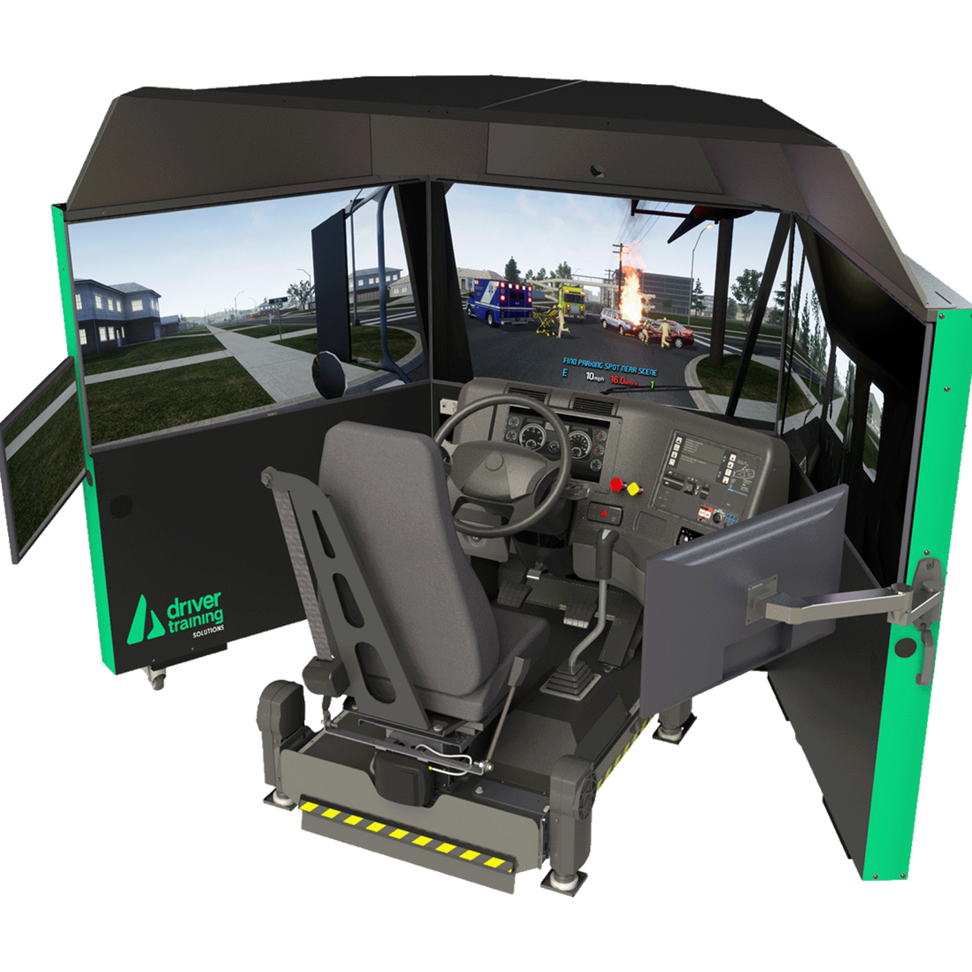 FireSim™ Fire Truck Driving Simulator Acron Aviation FireSim™ Series 8 First Responder Simulator