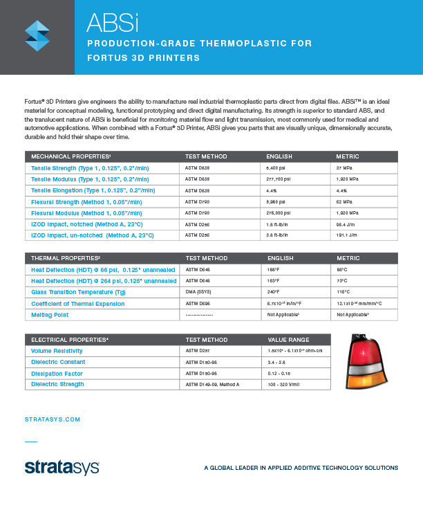 FDM Materials | ABSi-P500