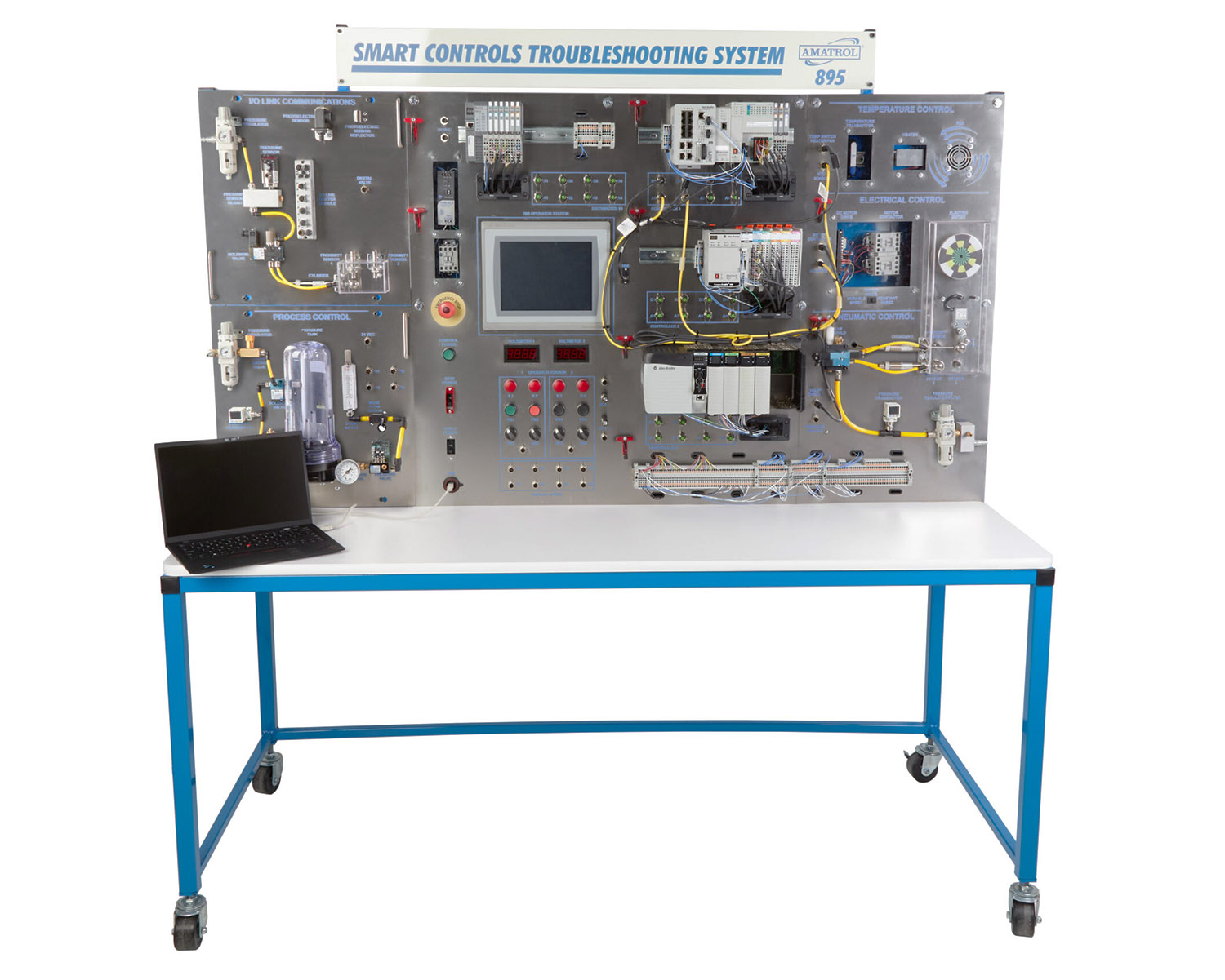 Hands-On PLC Skills Training Amatrol Smart Controls Troubleshooting Workstation