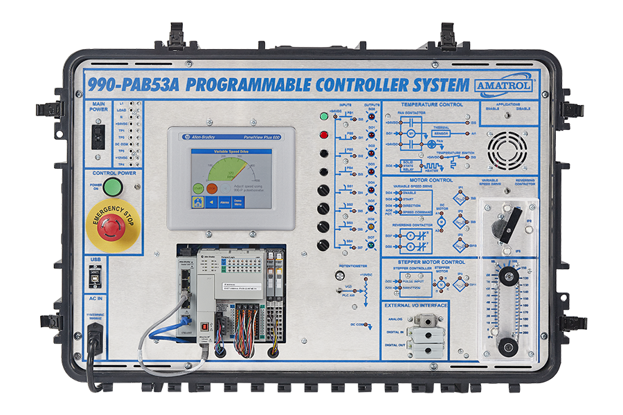 Amatrol 990-PAB53AF Front Amatrol PLC Trainer 990-PAB53AF