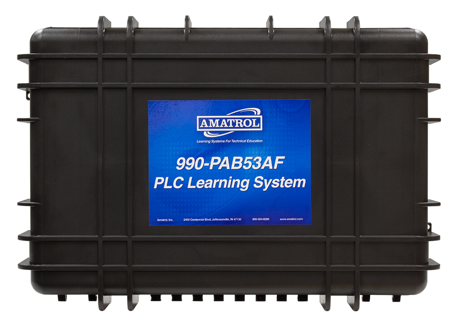 Amatrol 990-PAB53AF Robust Carrying Case Portable Hands-On PLC Trainer