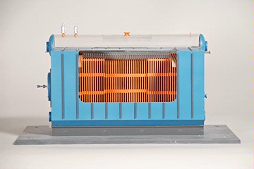 Water Tube Boiler Model | Front DAC Heat Transfer & Steam