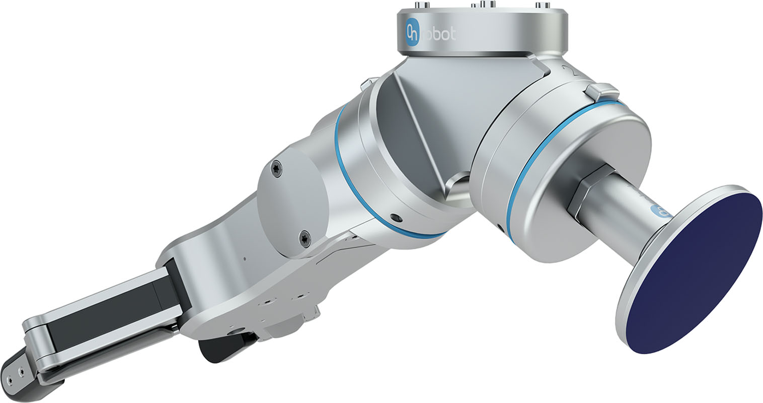 OnRobot Dual Quick Changer with SP5 and RG6 EOAT for Collaborative Robots
