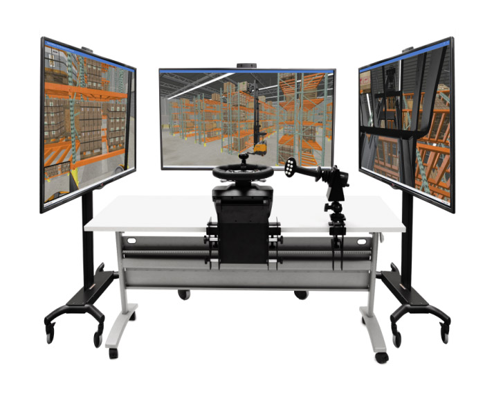 Simlog Reach Lift Truck Personal Simulator Reach Lift Truck Personal Simulator Replica Controls