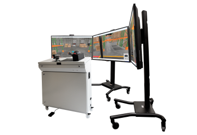 Stand-Up Counterbalanced Lift Truck Personal Simulator by Simlog