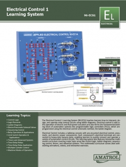 Electrical Control Training Amatrol Electrical Control Trainer 96-ECS1