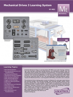 Mechanical Drives 3 Learning System Amatrol Mechanical Drives 97-ME3